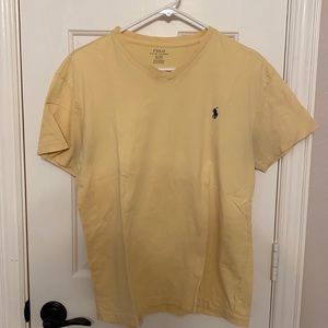 POLO Ralph Lauren Classic Yellow V-Neck Tee